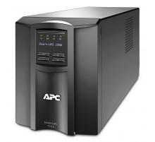 Джерело безперебійного живлення APC Smart-UPS 1500VA LCD, Lin.int., AVR, 8 х IEC, SmartSlot, USB, RJ-45, метал (SMT 1500I)