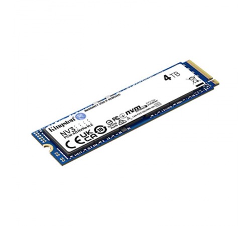 Накопичувач SSD 4TB M.2 NVMe Kingston NV3 M.2 2280 PCIe Gen4.0 x4 (SNV3S/4000G)