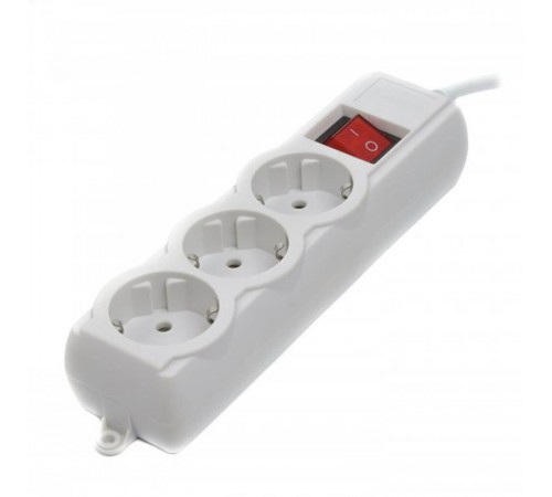 Фільтр живлення Gembird Pro (SPG3-G-10G-PRO) 3 розетки, 3м, сірий