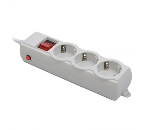 Фільтр живлення Gembird Pro (SPG3-G-10G-PRO) 3 розетки, 3м, сірий