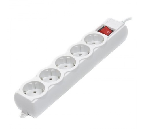 Фільтр живлення Gembird Pro (SPG5-G-10G-PRO) 5 розеток, 3м, сірий