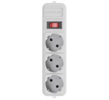 Фільтр живлення Maxxter (SPM3-G-10G) 3 розетки, 3м, білий