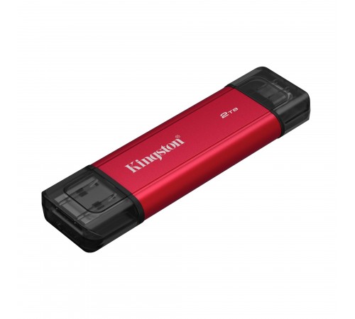 Накопичувач зовнішній SSD USB 2TB Kingston Dual Portable Red (SPSD/2TB)