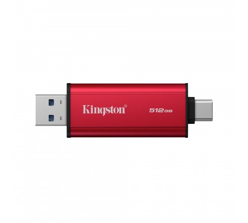 Накопичувач зовнішній SSD USB 512GB Kingston Dual Portable Red (SPSD/512GB)