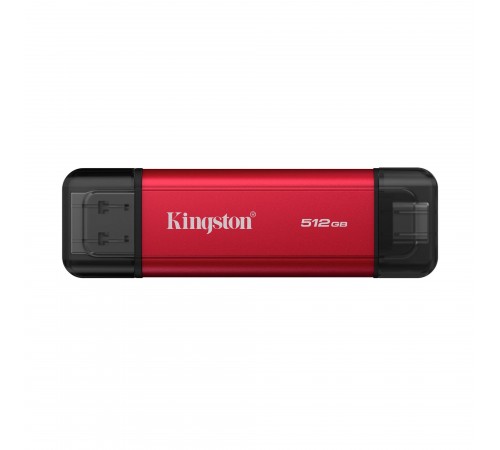 Накопичувач зовнішній SSD USB 512GB Kingston Dual Portable Red (SPSD/512GB)