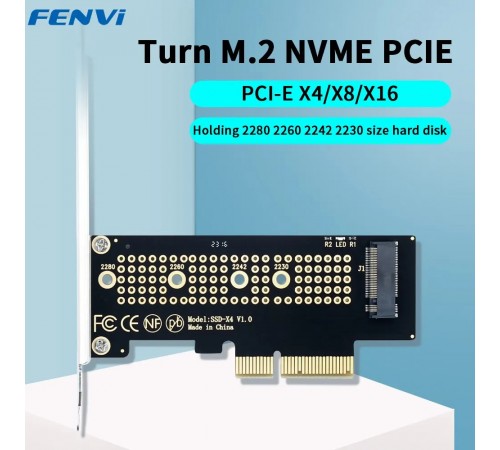 Плата-адаптер Fenvi SSD-X4 HS