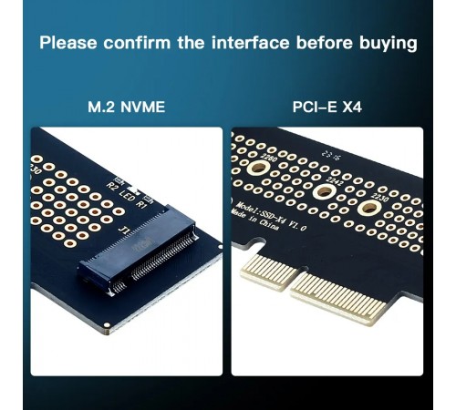 Плата-адаптер Fenvi SSD-X4 HS