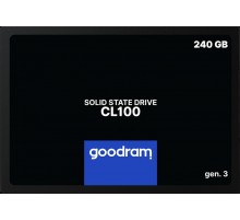 Накопичувач SSD  240GB Goodram CL100 GEN.3 2.5" SATAIII 3D TLC (SSDPR-CL100-240-G3)