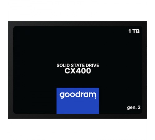 Накопичувач SSD 1ТB Goodram CX400 Gen.2 2.5" SATAIII 3D TLC (SSDPR-CX400-01T-G2)
