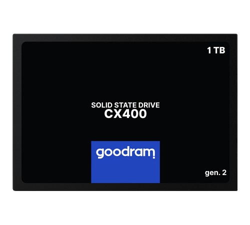 Накопичувач SSD 2ТB Goodram CX400 Gen.2 2.5" SATAIII 3D TLC (SSDPR-CX400-02T-G2)