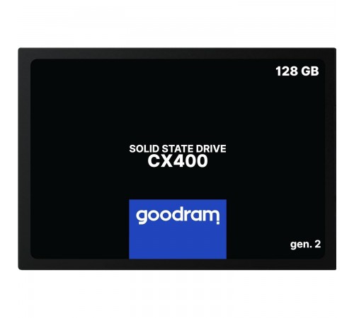Накопичувач SSD 128GB Goodram CX400 Gen.2 2.5" SATAIII 3D TLC (SSDPR-CX400-128-G2)
