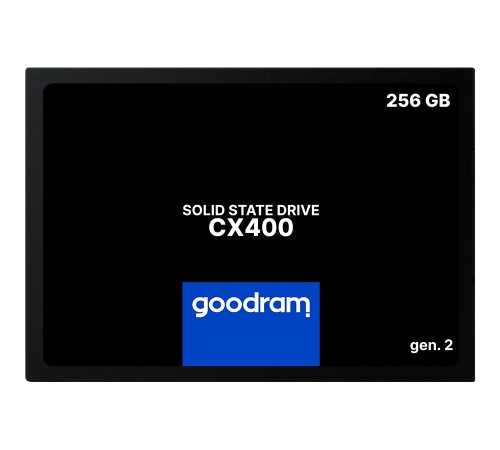 Накопичувач SSD 256GB Goodram CX400 Gen.2 2.5" SATAIII 3D TLC (SSDPR-CX400-256-G2)