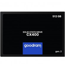 Накопичувач SSD  512GB Goodram CX400 Gen.2 2.5" SATAIII 3D TLC (SSDPR-CX400-512-G2)