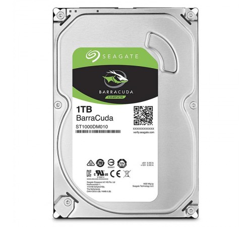 Накопичувач HDD SATA 1.0TB Seagate BarraCuda 7200rpm 64MB (ST1000DM010) Refurbished