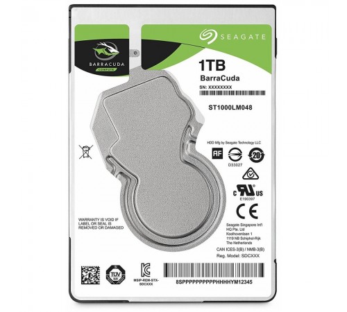 Накопичувач HDD 2.5" SATA 1.0TB Seagate BarraCuda 5400rpm 128MB (ST1000LM048)