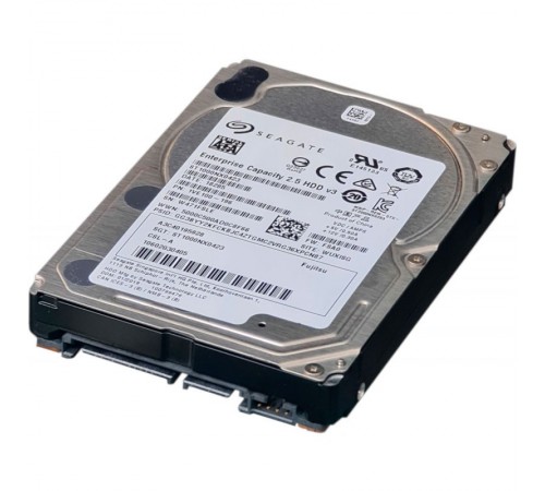 Накопичувач HDD 2.5" SATA 1.0TB Seagate Enterprise Capacity 7200rpm 128MB з перехідником на 3.5 дюйма (ST1000NX0423)_Refurbished