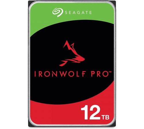 Накопичувач HDD SATA 12.0TB Seagate IronWolf Pro 7200rpm 256MB (ST12000NT001)