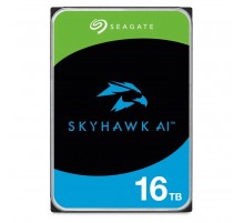 Накопичувач HDD SATA 16.0TB Seagate SkyHawk AI Surveillance 7200rpm 512MB (ST16000VE004)