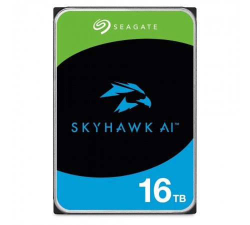 Накопичувач HDD SATA 16.0TB Seagate SkyHawk AI Surveillance 7200rpm 512MB (ST16000VE004)