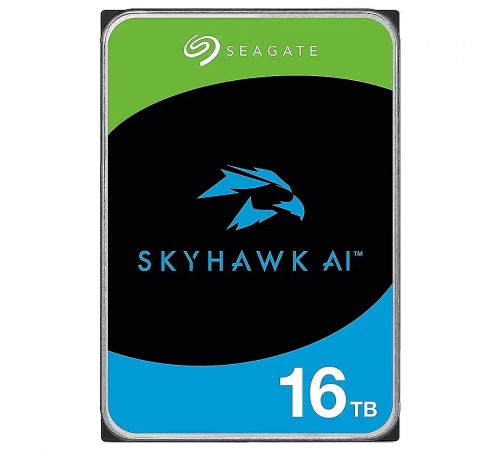 Накопичувач HDD SATA 16.0TB Seagate SkyHawk AI Surveillance 7200rpm 512MB (ST16000VE005)