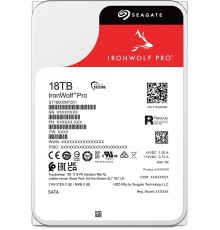 Накопичувач HDD SATA 18.0TB Seagate IronWolf Pro 7200rpm 256MB (ST18000NT001)