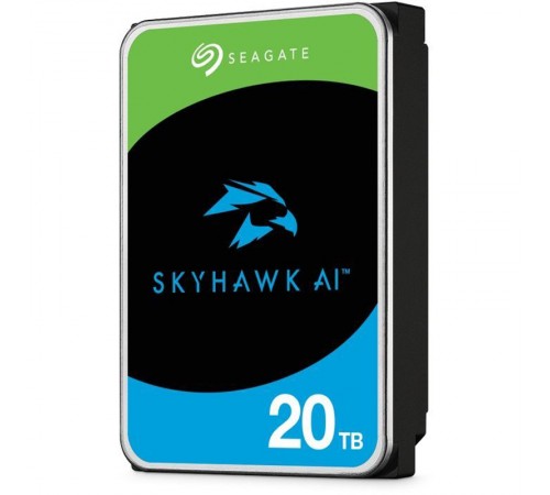 Накопичувач HDD SATA 20.0TB Seagate SkyHawk AI Surveillance 7200rpm 256MB (ST20000VE002)