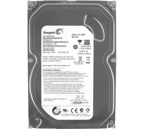 Накопичувач HDD SATA 500GB Seagate 5900RPM 8MB (ST3500312CS) Ref