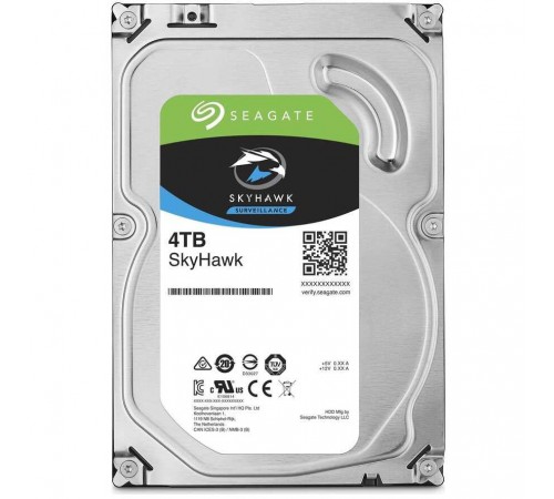 Накопичувач HDD SATA 4.0TB Seagate SkyHawk 256MB (ST4000VX016)