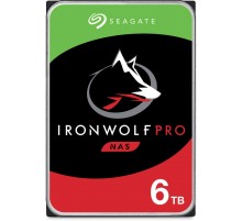 Накопичувач HDD SATA 6.0TB Seagate IronWolf Pro 7200rpm 256MB (ST6000NT001)