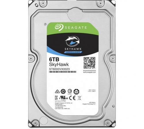 Накопичувач HDD SATA 6.0TB Seagate SkyHawk Surveillance 256MB (ST6000VX0003)_Refurbished