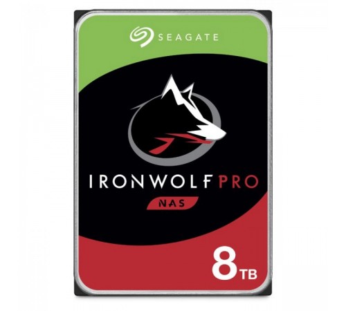 Накопичувач HDD SATA 8.0TB Seagate IronWolf Pro 7200rpm 256MB (ST8000NT001)