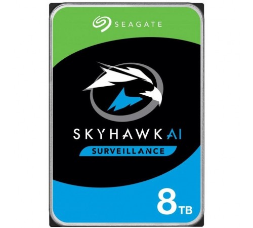 Накопичувач HDD 3.5" SATA 8.0TB Seagate SkyHawk Surveillance 5400rpm 256MB (ST8000VX010)