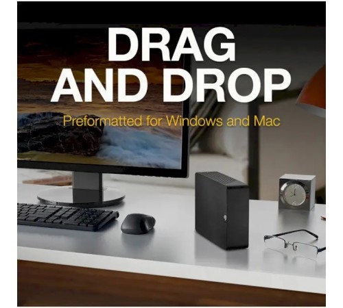 Зовнішній жорсткий диск 3.5" USB 4.0TB Seagate Expansion Desktop Black (STKP4000400)