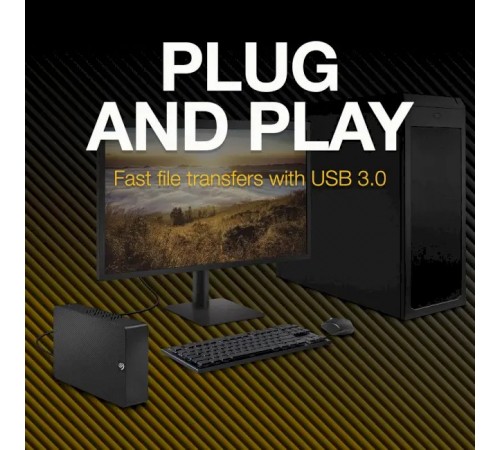 Зовнішній жорсткий диск 3.5" USB 4.0TB Seagate Expansion Desktop Black (STKP4000400)