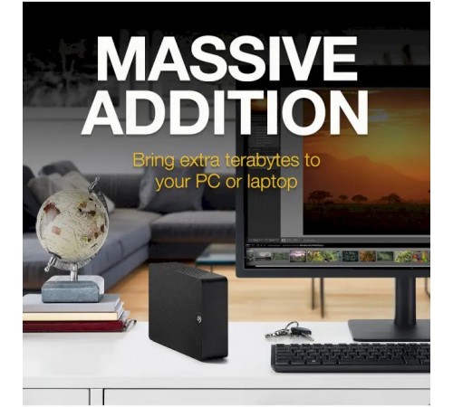 Зовнішній жорсткий диск 3.5" USB 4.0TB Seagate Expansion Desktop Black (STKP4000400)