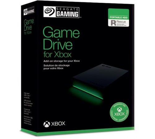 Зовнішній жорсткий диск 2.5" USB 2.0TB Seagate Game Drive Xbox Black (STKX2000400)