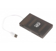 Зовнішня кишеня AgeStar для підключення SATA HDD 2.5", USB 2.0, Black (SUBCP1)