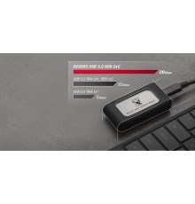 Накопичувач зовнішній SSD Portable USB 2.0ТB Kingston XS2000 BoC Silver (SXS2000/2000GA)