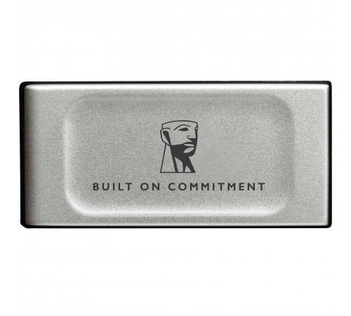 Накопичувач зовнішній SSD Portable USB 2.0ТB Kingston XS2000 BoC Silver (SXS2000/2000GA)