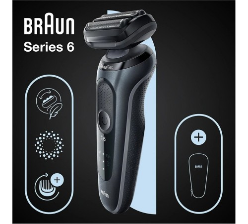 Електробритва Braun Series 6 61-N1000s Black/Black