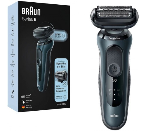 Електробритва Braun Series 6 61-N1000s Black/Black