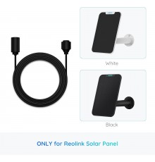 Кабель подовжувач для сонячної панелі 4,5 М Reolink Solar EX Cable(USB-C) Black