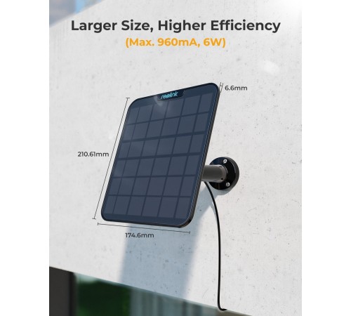 Сонячна панель Reolink Solar Panel 2 Black