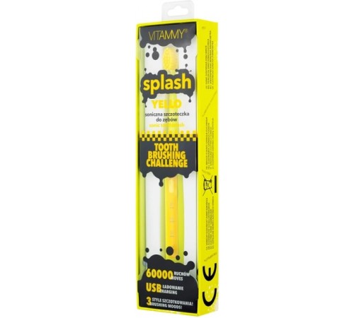 Зубна електрощітка Vitammy Splash Yello (від 8 років)