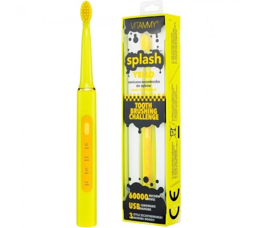 Зубна електрощітка Vitammy Splash Yello (від 8 років)