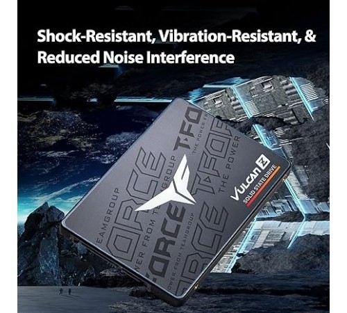 Накопичувач SSD 512GB Team Vulcan Z 2.5" SATAIII 3D TLC (T253TZ512G0C101)