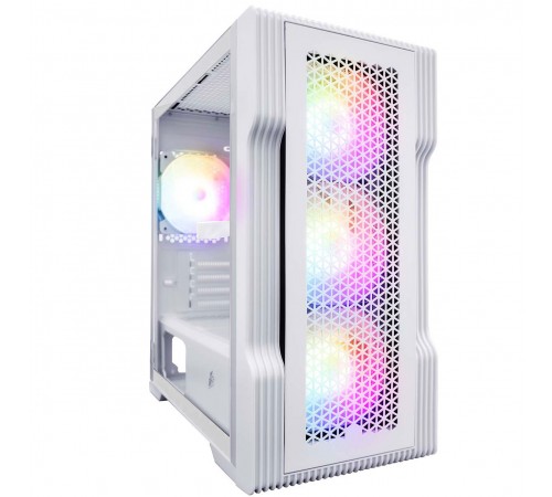 Корпус 1stPlayer T3-WH-4F1-W White без БЖ