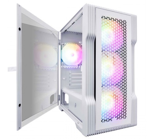 Корпус 1stPlayer T3-WH-4F1-W White без БЖ