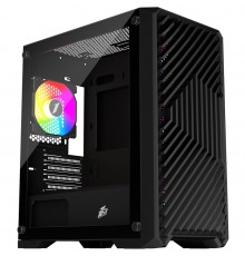 Корпус 1stPlayer T5-BK-4F1 Black без БЖ