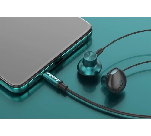 Гарнітура Foneng T63 Half in-ear metal music earphone (T63-E-HIE-MM)